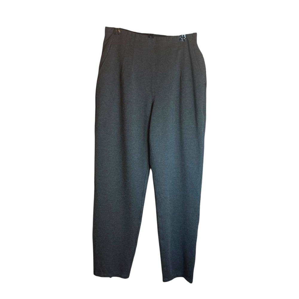 Kit and Ace Marlowe Side Zip Ponte Ankle Pant, Charcoal, 6 - Picture 2 of 16
